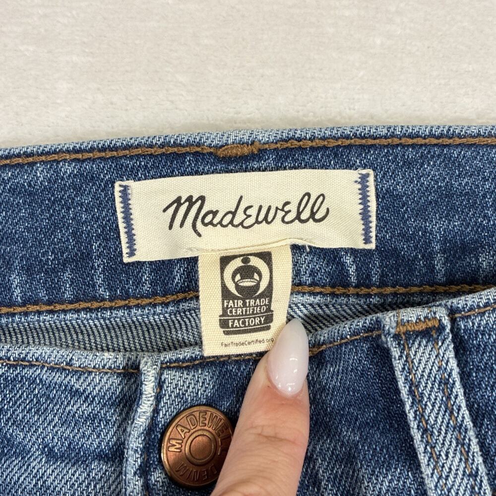 Madewell 29 Slim Demi-Boot Classic Blue Denim Jeans Benefits Charity - Picture 4 of 14